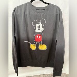 Disney Mickey Mouse Black Sweatshirt